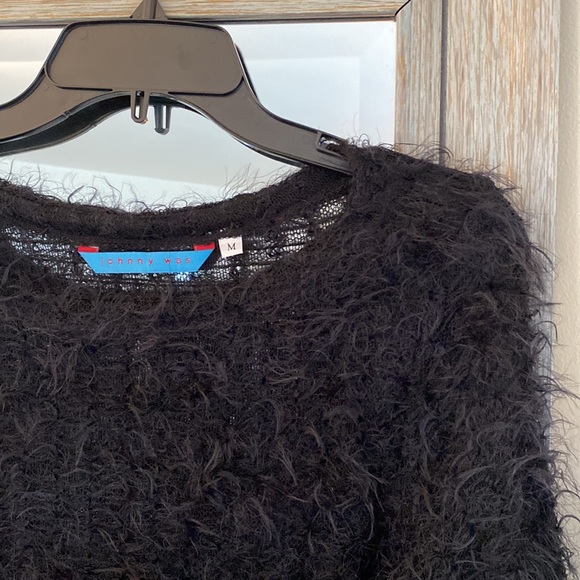 Johnny Was, M, mohair loose knit long sleeve crewneck top / sweater, beautiful!! - Picture 3 of 11